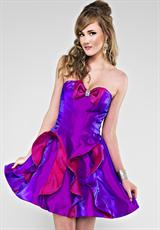 2012 Cire' Prom Dresses PE251.  Available in Fuchsia, Paris Blue, Purple